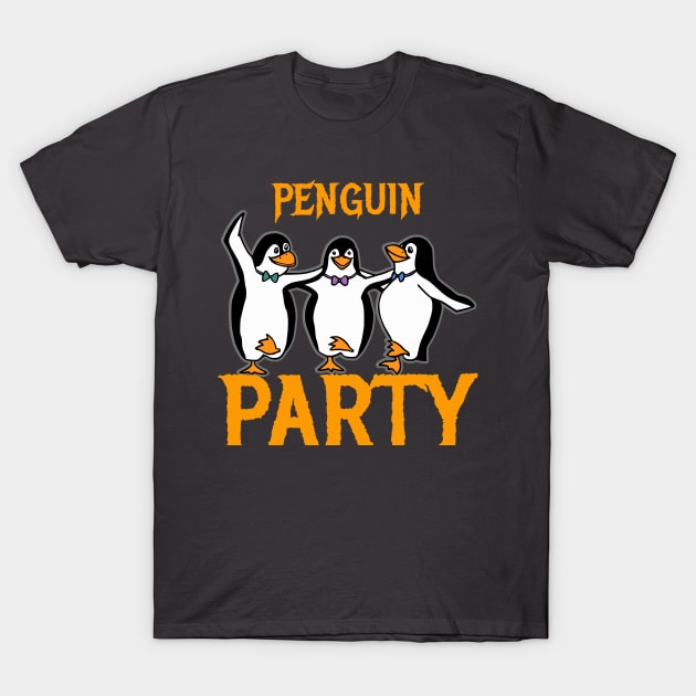 Penguin Party T-Shirt by swagmaven